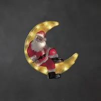Konstsmide Raamsilhouet kerstman 20l warmwt bo