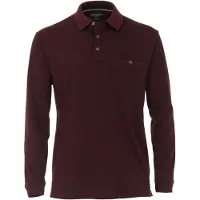 Casa Moda Polo LS Bordeaux Rood