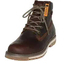 Dockers by Gerli Veterboots donkerbruin / oranje