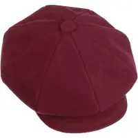 Mayser Dames Newsboy Cap By Mayser bordeaux | Maat: S (55-56 cm)