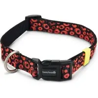 Beeztees Scribbles - Halsband Hond - Zwart - 48-70 cm