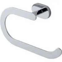 Eastbrook Salerno messing handdoekbeugel met ronding chroom