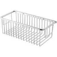 Eastbrook Solid messing doucherek rechthoekig chroom
