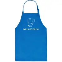 Funnies Schort voor kinderen keukenprins blauw