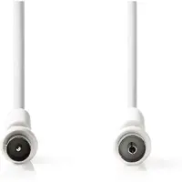 Nedis Coax kabel - - 3 meter (Digitaal, 100 dB, Wit)