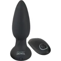 Black Label Zwarte Vibrerende Buttplug met Afstandsbediening