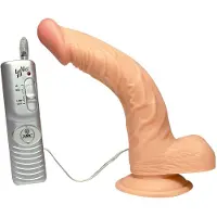 NMC Kunststof Anale Dido met Vibratie Lichte Kromming