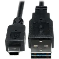 Eaton UR030-001 USB-kabel 0,3 m USB 2.0 USB A Mini-USB B Zwart