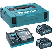 Makita Toebehoren - Set van 12 A lader en 2x 40 V XGT 2,5 Ah accu 191J81-6