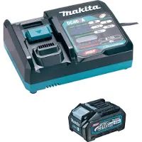Makita Startset: BL4040 XGT / 40V Max / 191B26-6 accu + DC40RA snellader (40 V, 4.0 Ah, origineel)