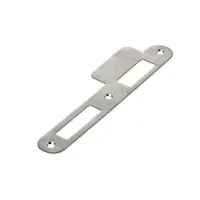 Intersteel Sluitplaat DIN rechts met korte lip tbv dag- en nacht schoot - RVS
