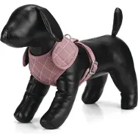 Pet Products Polyester borsttuig Diamond. Roze, verstelbaar.
