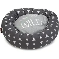 Beeztees Born Wild - Hondenmand - Grijs - 60x60x15 cm