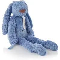 Happy horse Konijn Richie Muziekknuffel - Donkerblauw - Baby cadeau