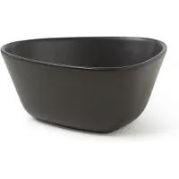 Lind DNA Curve Stoneware kom M 20x22 cm Black