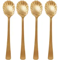 Urban Nature Culture - Lepels Goud - Set Van 4