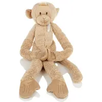 Happy horse Hangende Aap Knuffel 85cm - Beige - Baby knuffel