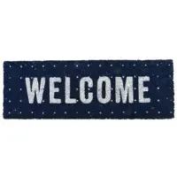 Esschert Design deur x 75,5 cm kokosvezel/PVC blauw