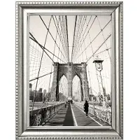 Walplus home decoratie sticker - zilver foto frame stickers