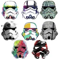 RoomMates muurstickers Star Wars SuperTrooper vinyl 8 stuks