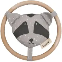 Trixie rammelaar Mr. Raccoon 13 cm katoen/corduroy grijs