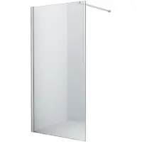 Diamond Line Inloopdouche Eco Nano 50x200cm Antikalk Helder Glas Chroom Profiel 8mm Veiligheidsglas Easy Clean
