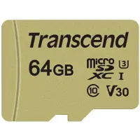 Transcend 64GB micro SDXC Class 10 UHS-I U3 V30 MLC
