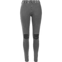 Urban Classics Leggings zwart gemêleerd
