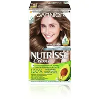 Garnier 3x Nutrisse Ultra Crème Permanente Haarkleuring 6.0 Natuurlijk Donkerblond