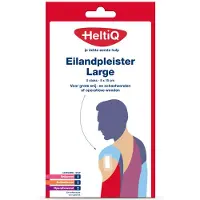 Heltiq 3x Eilandpleister Large 8 cm x 15 cm 5 stuks