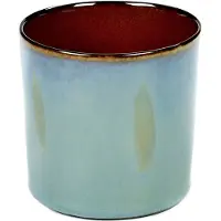 Serax Terres de Rêves beker cilinder 250 ml ø 7,5 cm stoneware smokey blue rust
