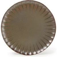 Serax Surface By Sergio Herman Bord Inku Bruin D 18 cm H 1.7 cm