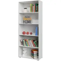 Casaria Boekenkast Vela Wit 5 Planken
