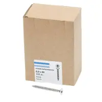 Hoenderdaal Spaanplaatschroef Rvs-A2 Platkop voldraad Torx TX25 6.0X60 | 100 stuks - 0206.30.50003