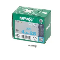 Spax 1197000450253 R 88091 Senkkopf T-STAR Verzonken houtschroef 4.5 mm 25 mm T-STAR plus RVS A2 200 stuk(s)