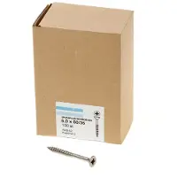 Hoenderdaal Spaanplaatschroef Rvs-A2 Pk PZ3 6.0X60/35 | 100 stuks - 0203.30.50001