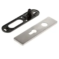 Bouwsales Kortschild rechthoekig ASL roestvaststaal PC55
