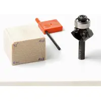 Klusgereedschapshop Trasco Hm keermesfase/afrondfrees 45graden R1/2/3 D12