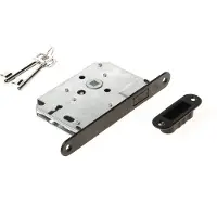 Intersteel magneet klavier dag en nachtslot met zwarte voorplaat