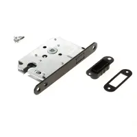 Intersteel magneet cilinder dag- en nachtslot met zwarte voorplaat