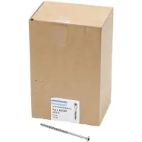 Hoenderdaal Spaanplaatschroef Rvs-A2 Platkop deeldraad Torx TX25 5.0X100/60 | 200 stuks - 0206.30.42601