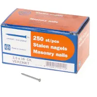 Klusgereedschapshop Stalen nagel 35 x 2.5mm