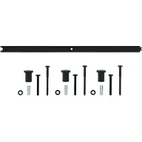 Intersteel Tussenrail 90cm tbv schuifdeursysteem - mat zwart