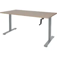 Schaffenburg Dextro Slinger Zit-sta-bureau Rechthoekig Kersen T-Voet 1.400 (B) x 800 (D) x 705 (H) mm Melamine