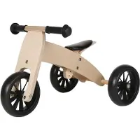 Bandits & Angels Smart Bike Loopfiets Hout 4-in-1 vanaf 1 jaar - Voor Jongens en Meisjes - Houten Loop Fiets - Omkeerbaar in Driewieler en Tweewieler - Verstelbaar Zadel