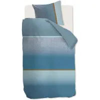 Kardol Dekbedovertrek Alluring Blue Green Satijn-140 x 200 / 220 cm | 1-Persoons