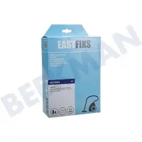 EASYFIKS EL36 stofzuigerzakken geschikt voor Electrolux - 8 stuks + 1 filter - Type E51