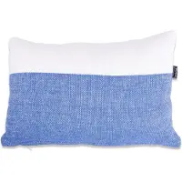 In the Mood Rugkussen In The Mood Duo Hollandblauw Ecru