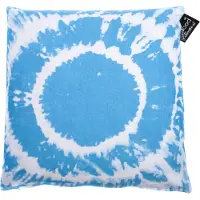 In the Mood Tie & Dye - Sierkussen - Aqua - 50x50cm