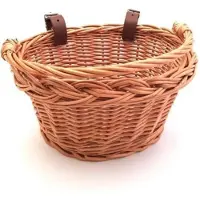 Angel Toys rieten fietmandje voor kinderfiets